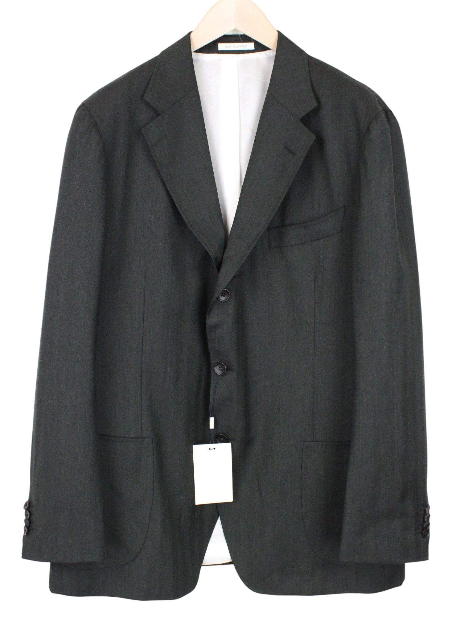 Suitsupply HAVANA TULIP UK50R Green Wool S130 3 Piece Suit 67689 Size 50R - 2 Thumbnail