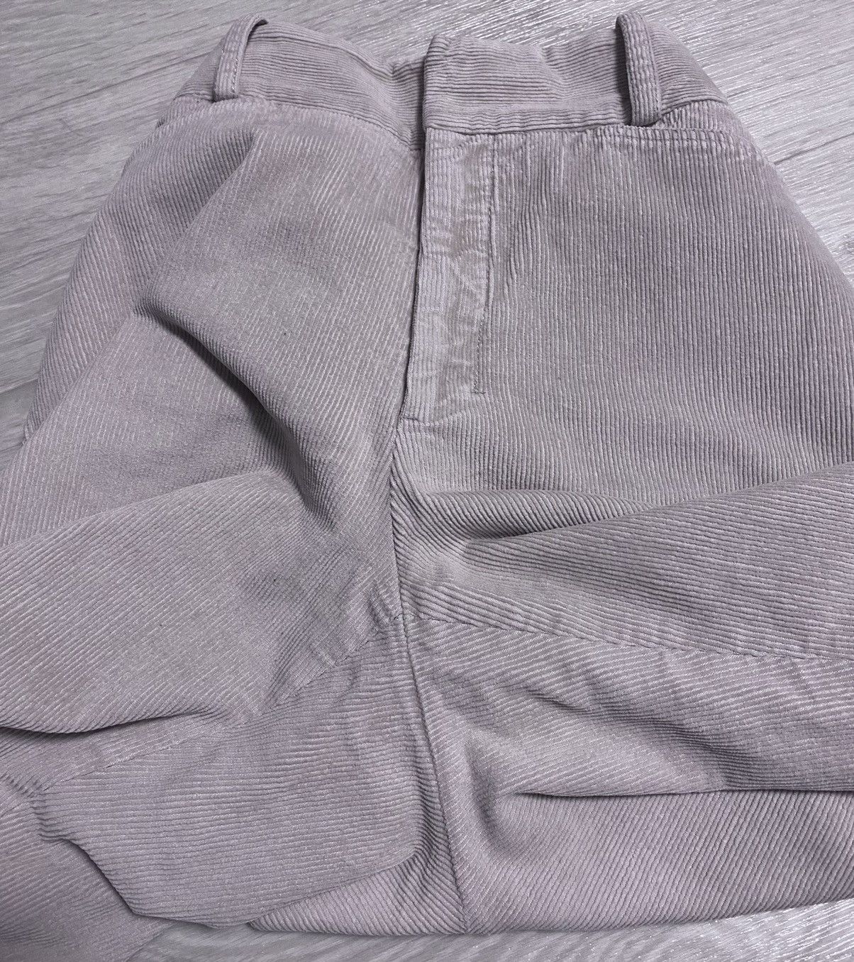 Prada Prada Linea Rossa Red Tab Beige Flared Corduroy Pant Trouser Size US 30 / EU 46 - 20 Thumbnail