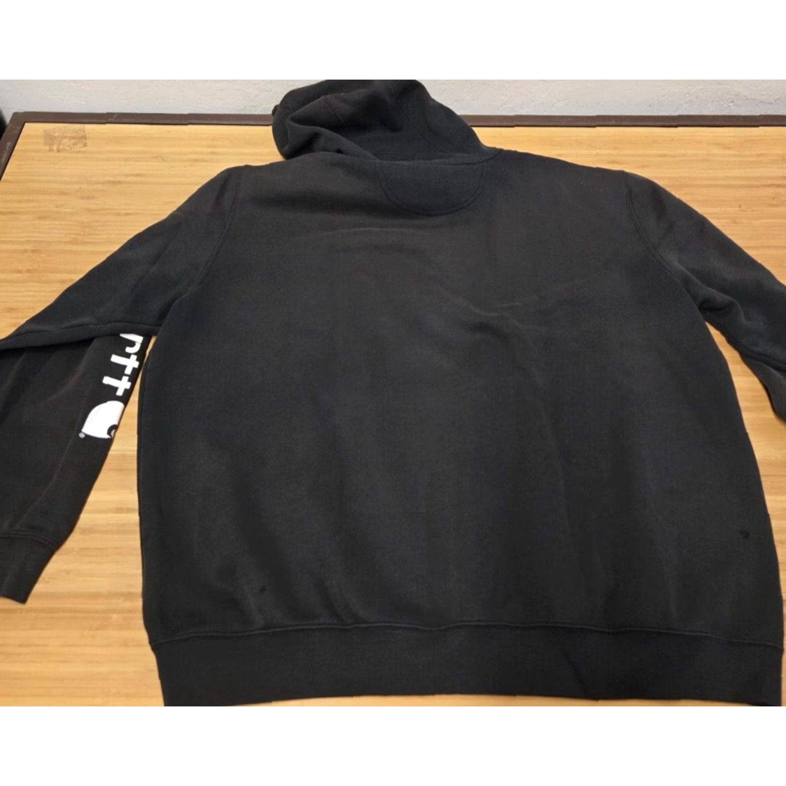 Carhartt Carhartt Hoodie Men 2XL Black Fleece Pullover Sweatshirt Hooded Pockets Stretch Workwear Casual Size US XXL / EU 58 / 5 - 7 Thumbnail