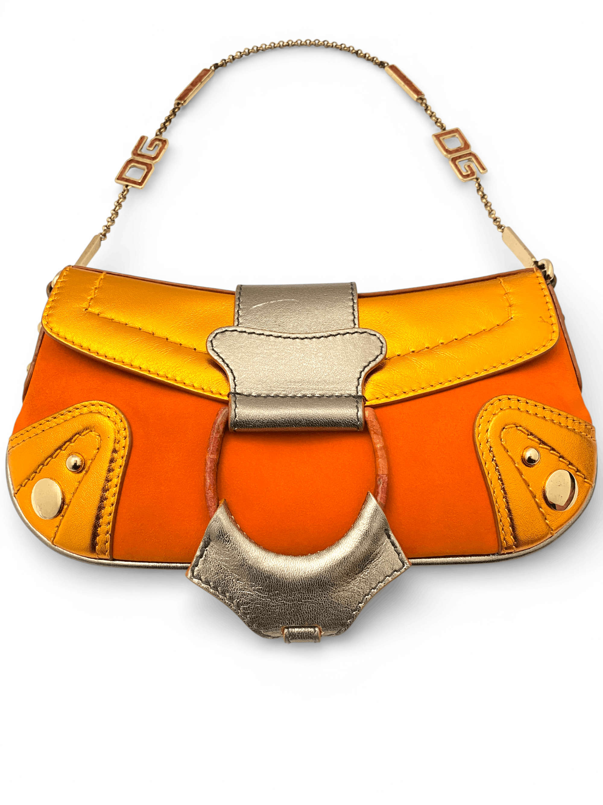 Dolce & Gabbana Dolce & Gabbana DG D-Ring Baguette Chain Shoulder Hand Bag Size ONE SIZE - 5 Thumbnail