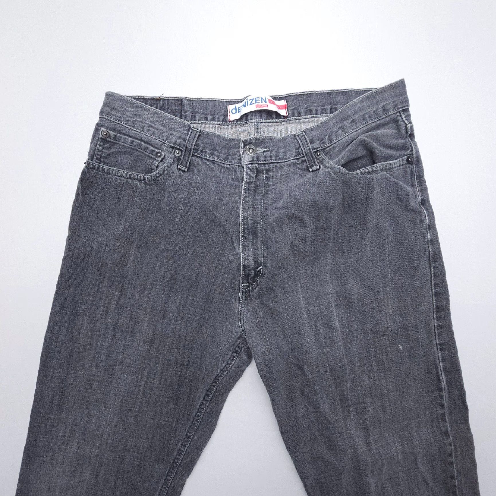 Levi's Vtg Levi's Denizen 236 Jeans Mens 36 x 30 Inseam Gray 2000s Straight 5-Pocket Denim Cotton Regular JeansMens Size US 36 / EU 52 - 3 Thumbnail