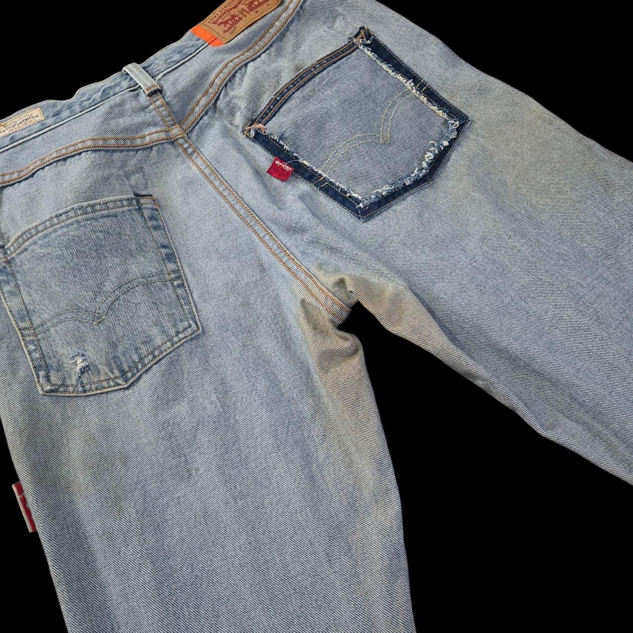 Heron Preston × Levi's Heron Preston x Levi’s Faded Orange 501 Jeans - Size 29 x 32 Size US 29 - 6 Thumbnail