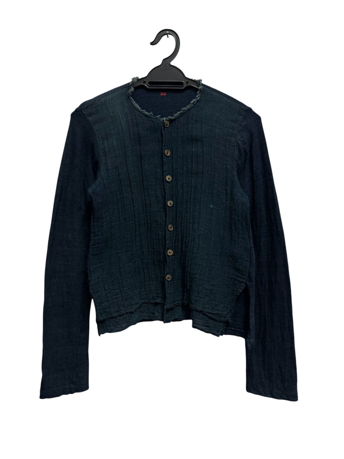 45rpm 45RPM Japan Indigo Cardigan Size S / US 4 / IT 40 - 1 Thumbnail