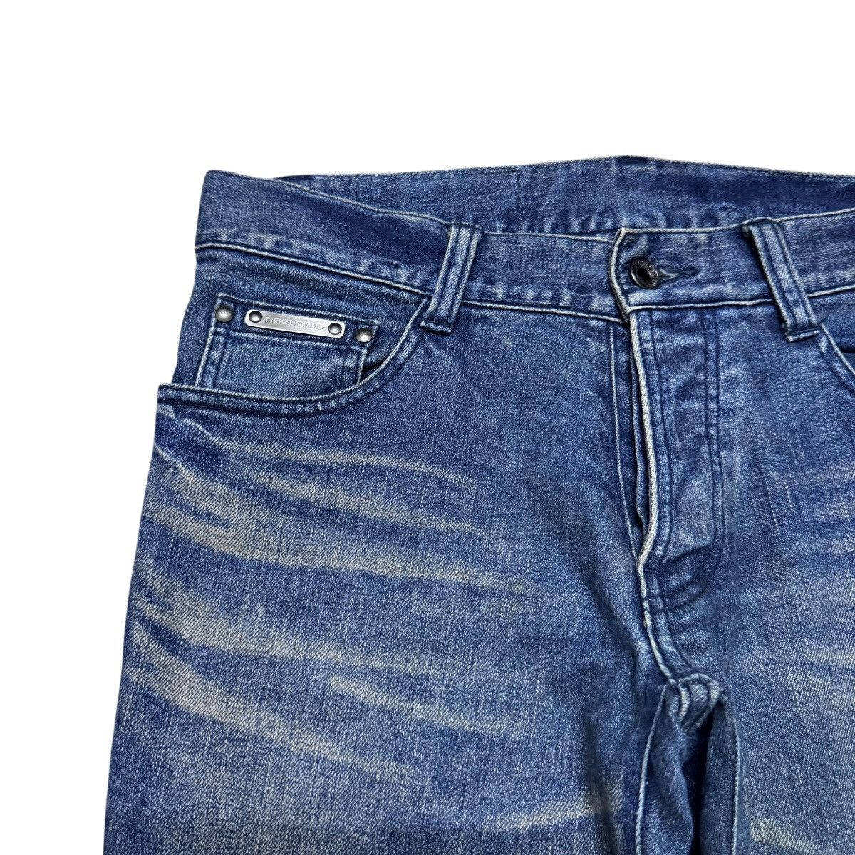 5351 POUR LES HOMMES 5351 Pour Les Hommes Denim Flare Jeans Hedi Slimane Size US 32 / EU 48 - 4 Thumbnail