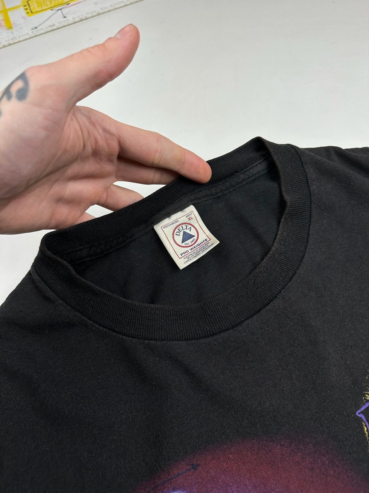Vintage Naked Sexy Girl nude pornstar atomic bithwax stoner rock tee Size US XL / EU 56 / 4 - 4 Thumbnail