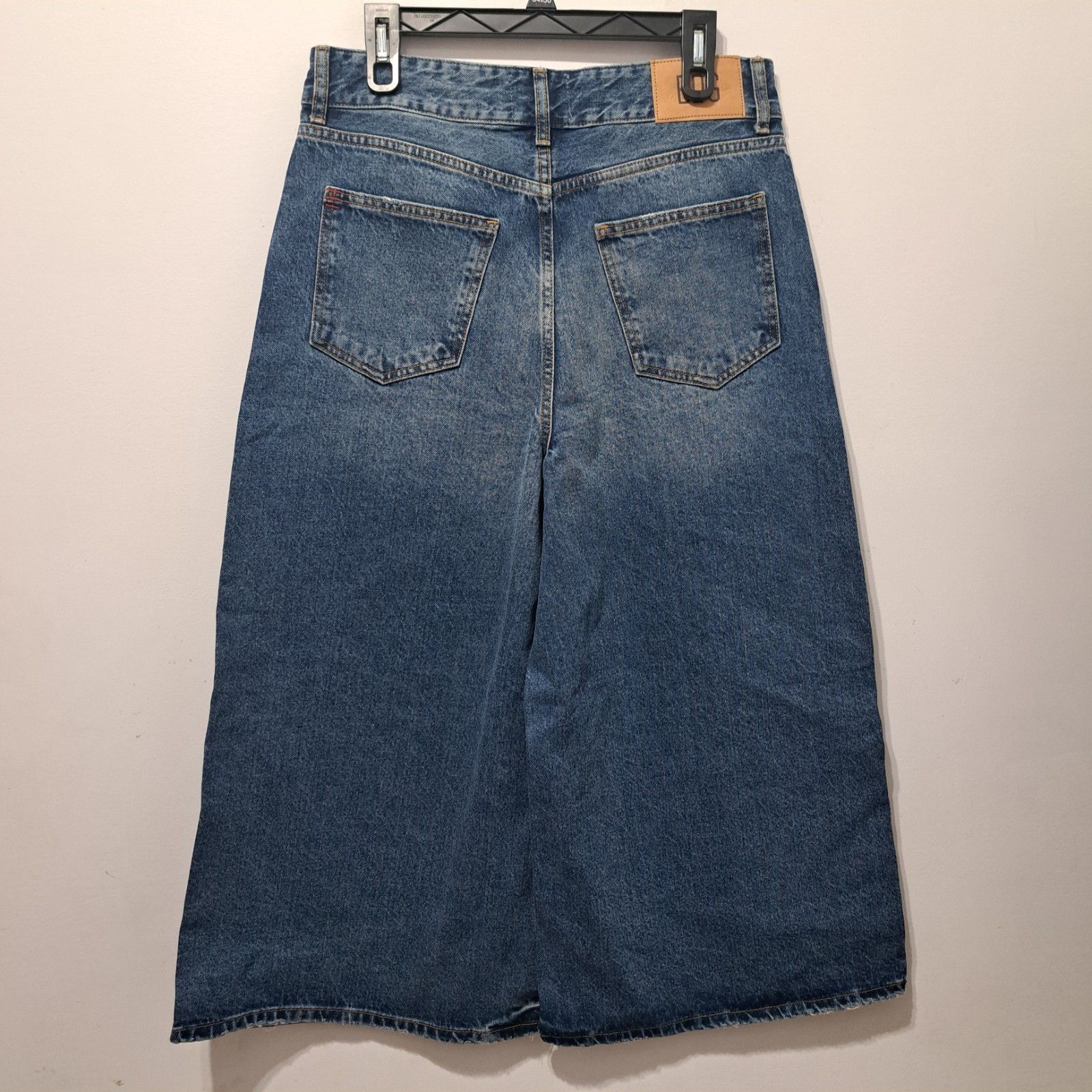 Bdg BDG Baggy Streetwear Wide Leg Cropped Jeans Size 31 Light Bl Size 31" - 13 Thumbnail