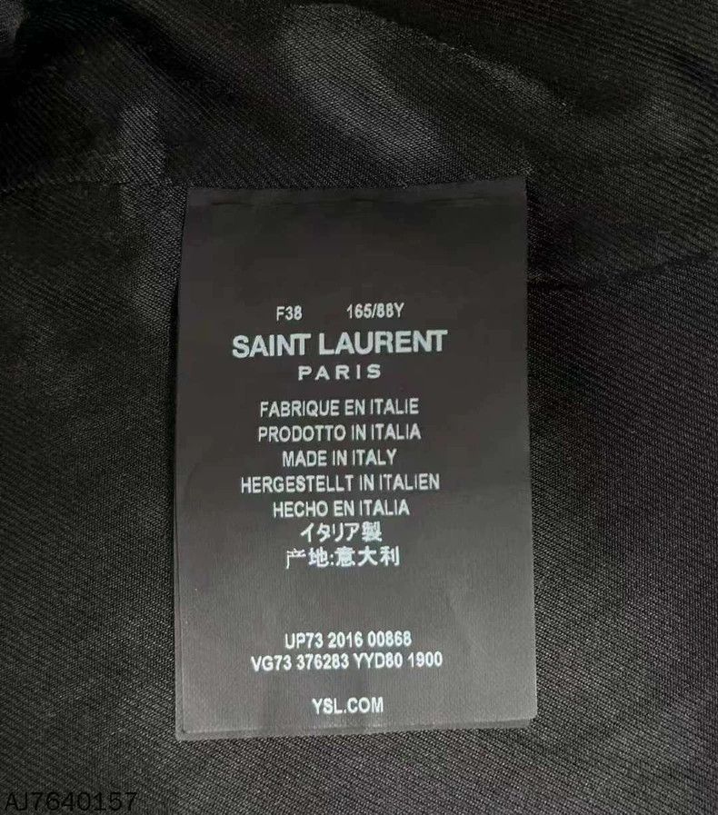 Saint Laurent Paris Saint Laurent ParisBlack and white Teddy jacket 2504-Nexta Size XS / US 0-2 / IT 36-38 - 7 Thumbnail