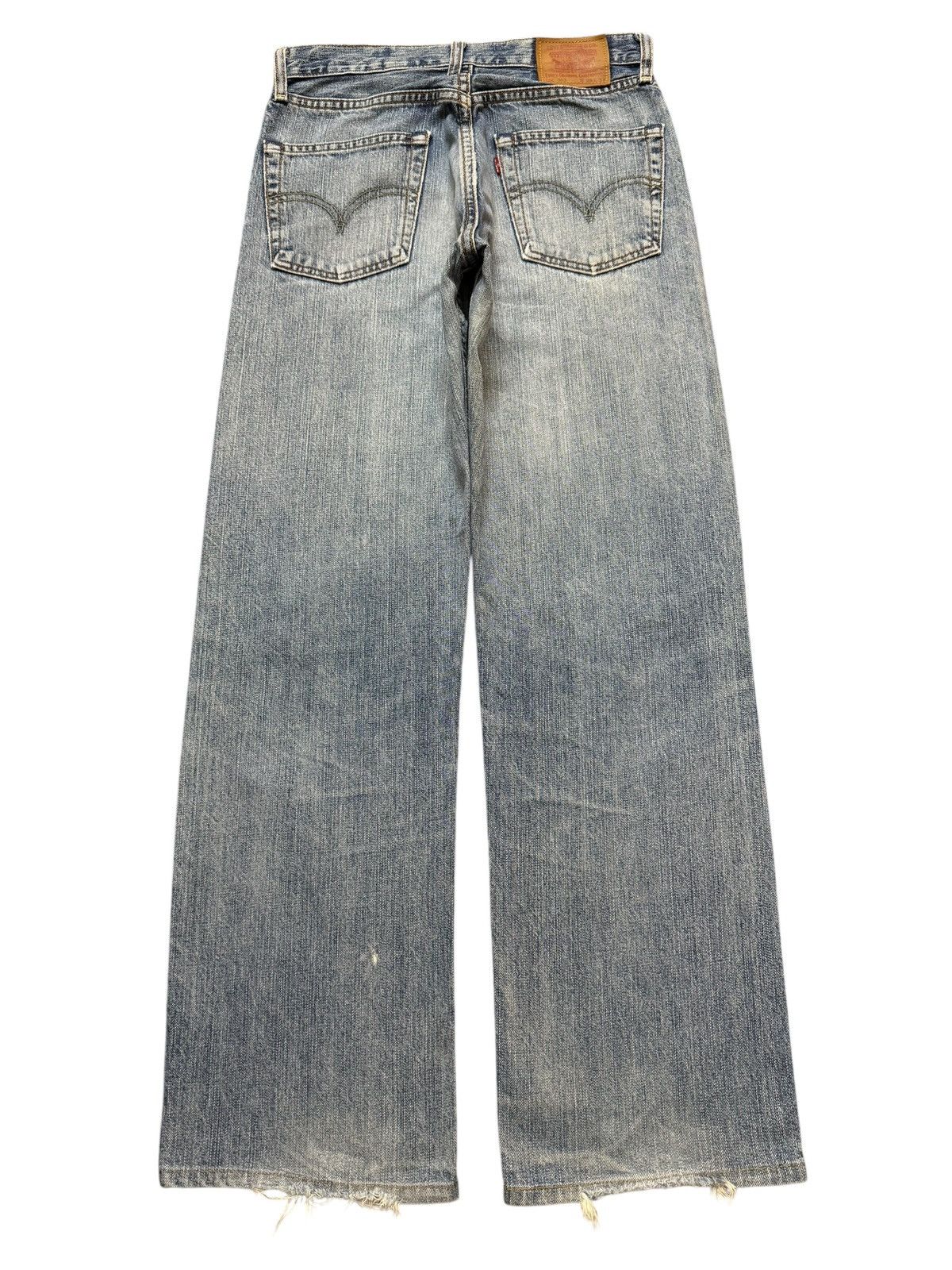 Levi's Vintage 90s Levis 503 Faded Wash Distressed Wide Leg Baggy Size US 28 / EU 44 - 2 Thumbnail
