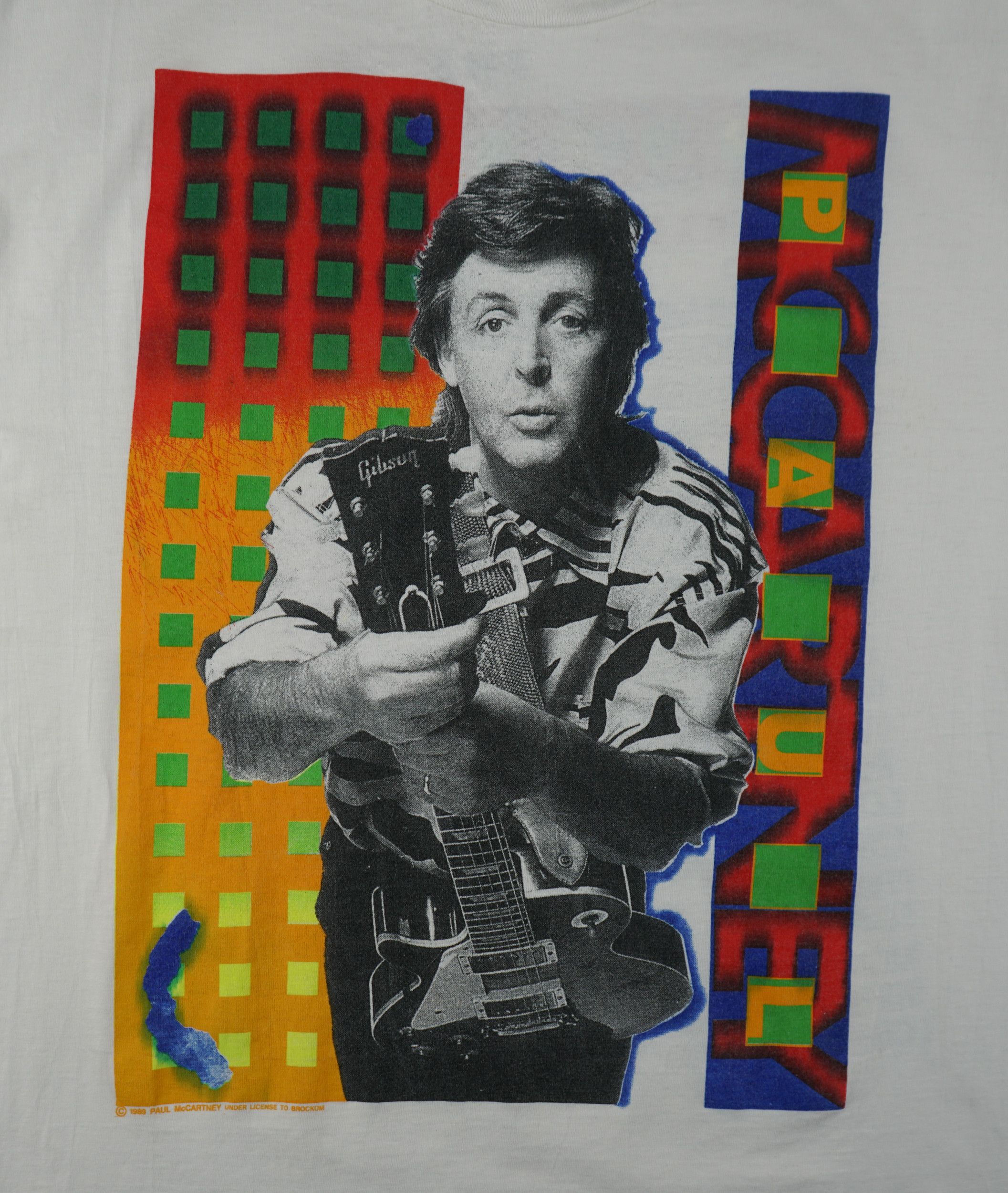 Band Tees × Vintage Vintage 1989/90 The Paul McCartney World Tour T Shirt Size US M / EU 48-50 / 2 - 2 Thumbnail