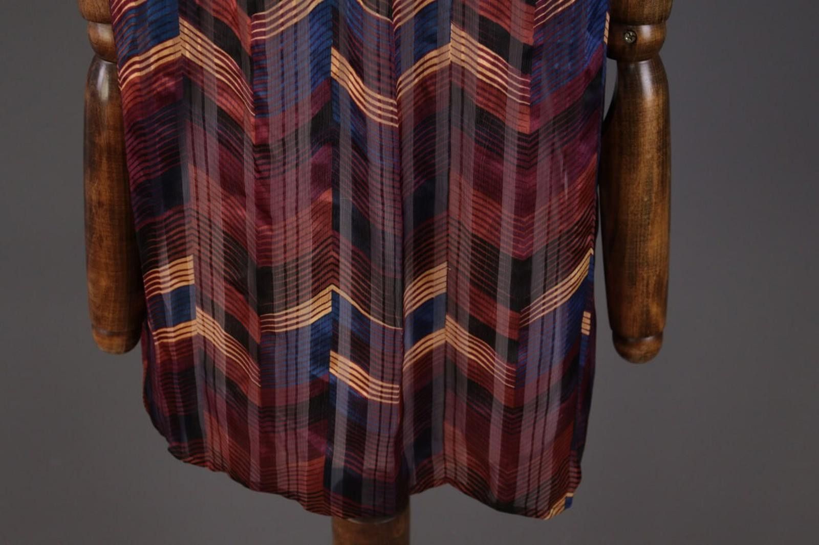 Wilkes Bashford BA&SH Pepite Bordeaux Multicolor Blouse Shirt Size 3 Size M / US 6-8 / IT 42-44 - 11 Thumbnail