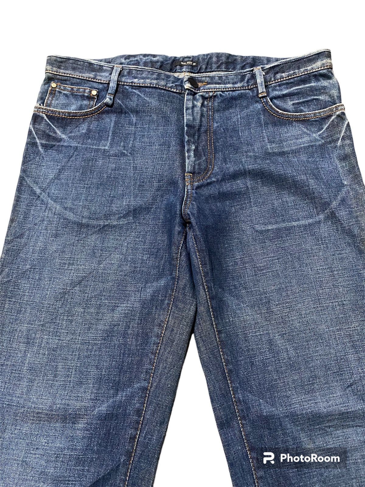 Miu Miu × Prada MIUMIU LOGO PATCH DENIM JEANS MADE IN ITALY Size 32" / US 10 / IT 46 - 11 Thumbnail