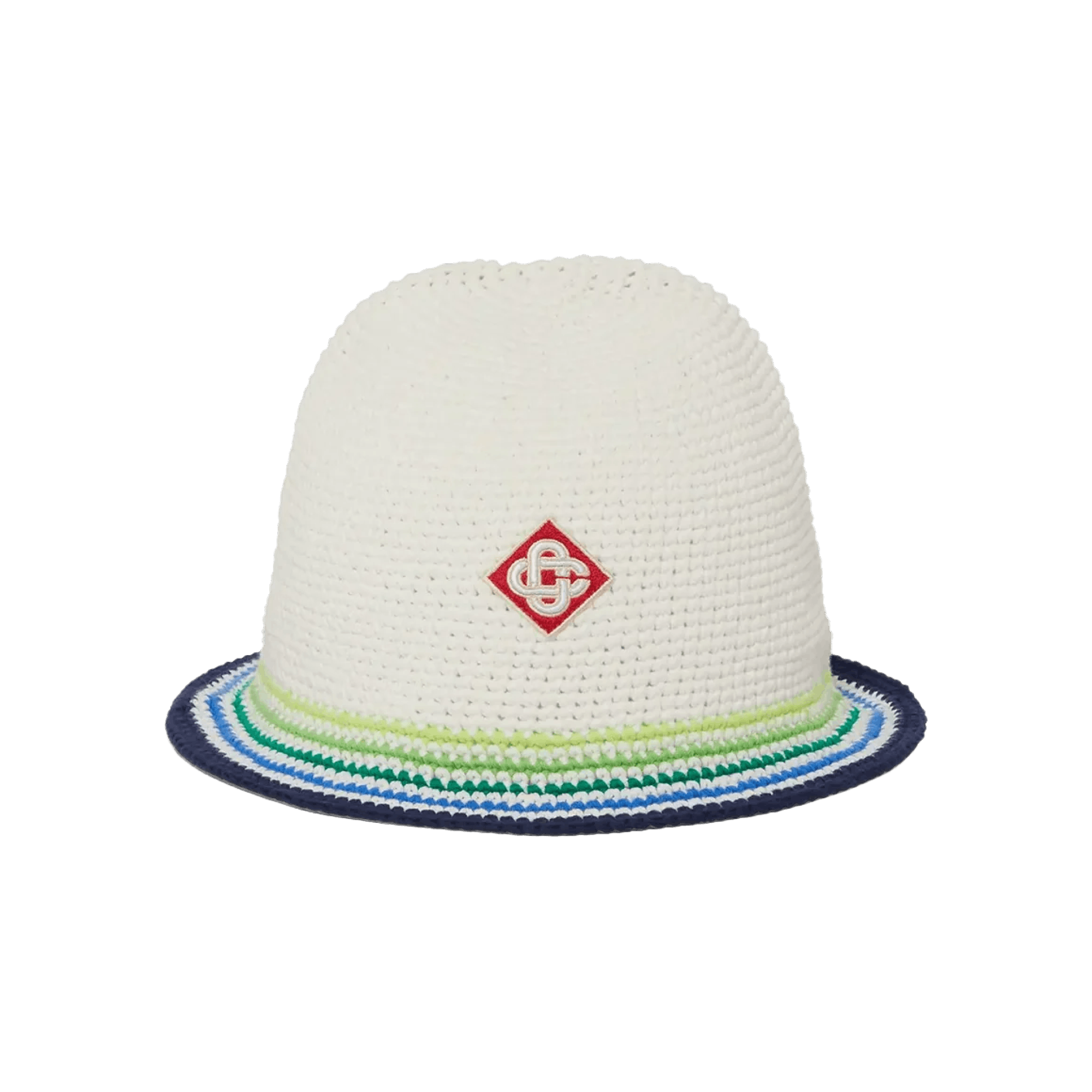 Casablanca Stripe Crochet Hat Size ONE SIZE - 1 Thumbnail