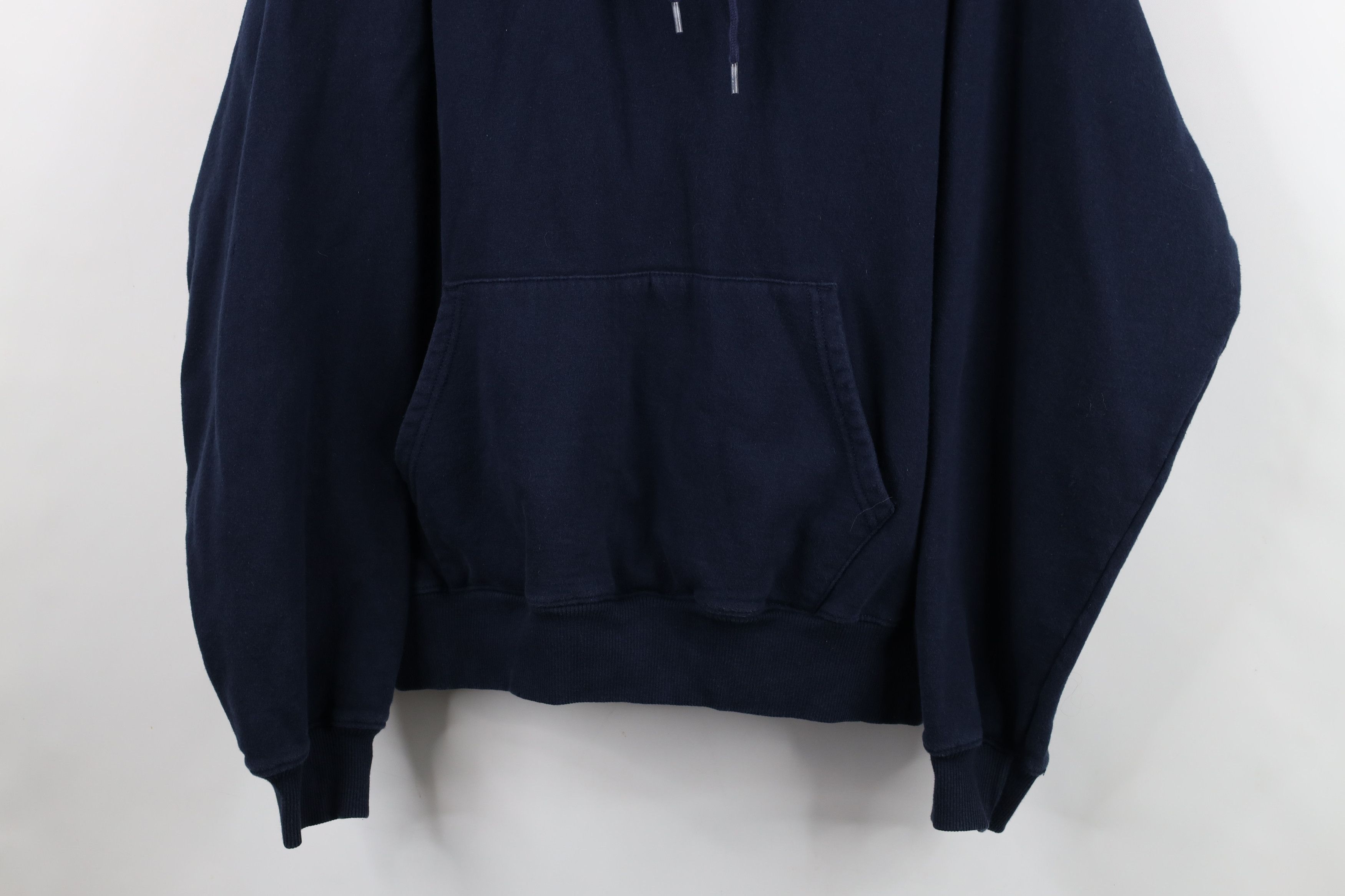 Champion Vintage Champion Heavyweight Hoodie Sweatshirt Navy Blue Size US XL / EU 56 / 4 - 3 Thumbnail