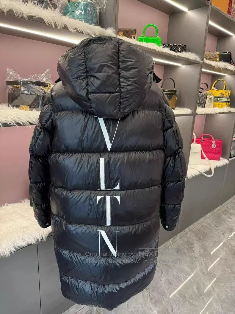 Valentino Valentino A long black down jacket Size XS / US 0-2 / IT 36-38 - 3 Thumbnail