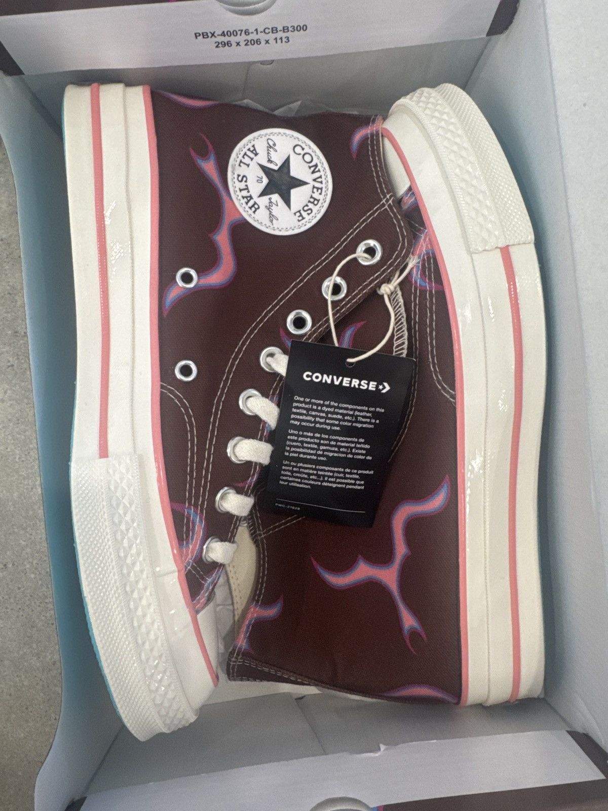 Converse × Golf le Fleur Converse X Golf Wang 70 HI Size US 7 / EU 40 - 9 Thumbnail