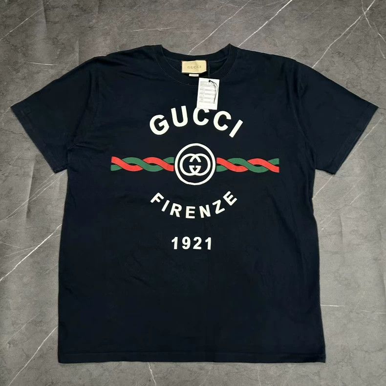 Gucci Gucci Rope Logo Short Sleeve T-shirt Size US XL / EU 56 / 4 - 1 Thumbnail