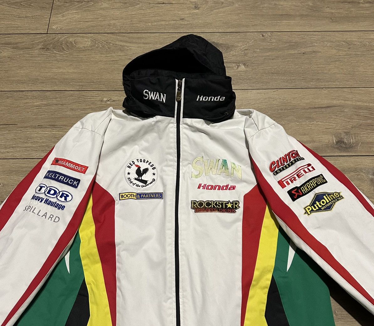 Honda × Vintage Vintage motorcycle jacket swan Honda Size US S / EU 44-46 / 1 - 5 Thumbnail