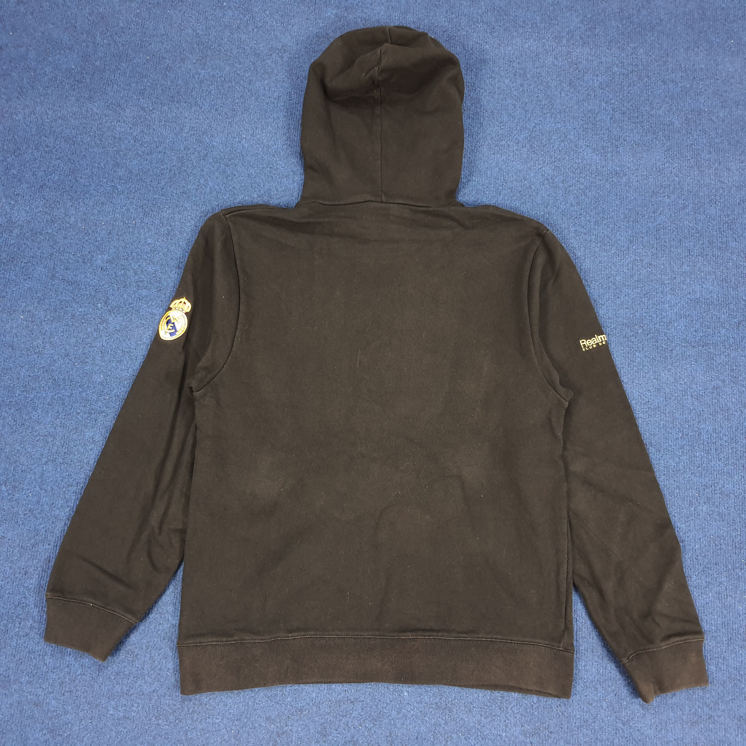 Adidas × Vintage Vintage Adidas Real Madrid Center Logo Hoodie Size US S / EU 44-46 / 1 - 4 Thumbnail