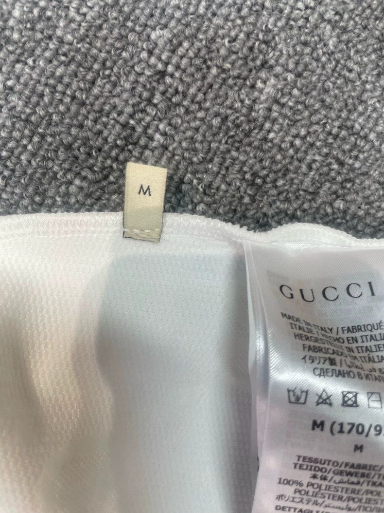 Gucci Gucci White Logo full-print dress Size M / US 6-8 / IT 42-44 - 4 Thumbnail