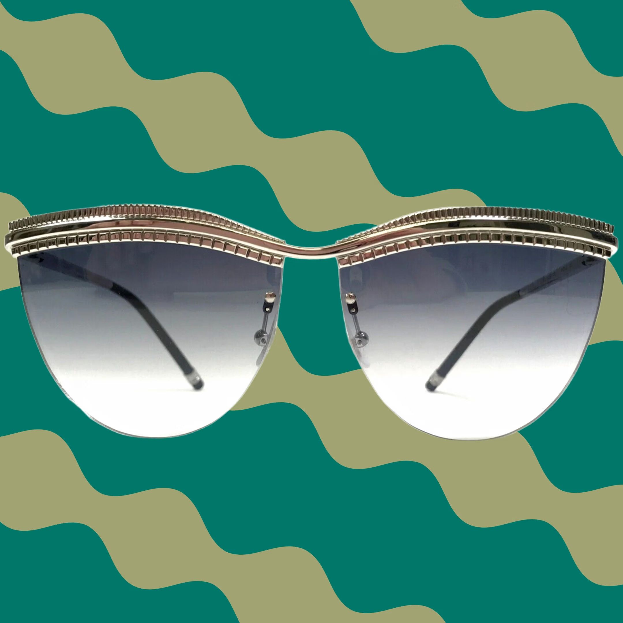 Vintage Blackfin Sunglasses BF767 PALM BEACH Cat Eye Purple  display picture 1