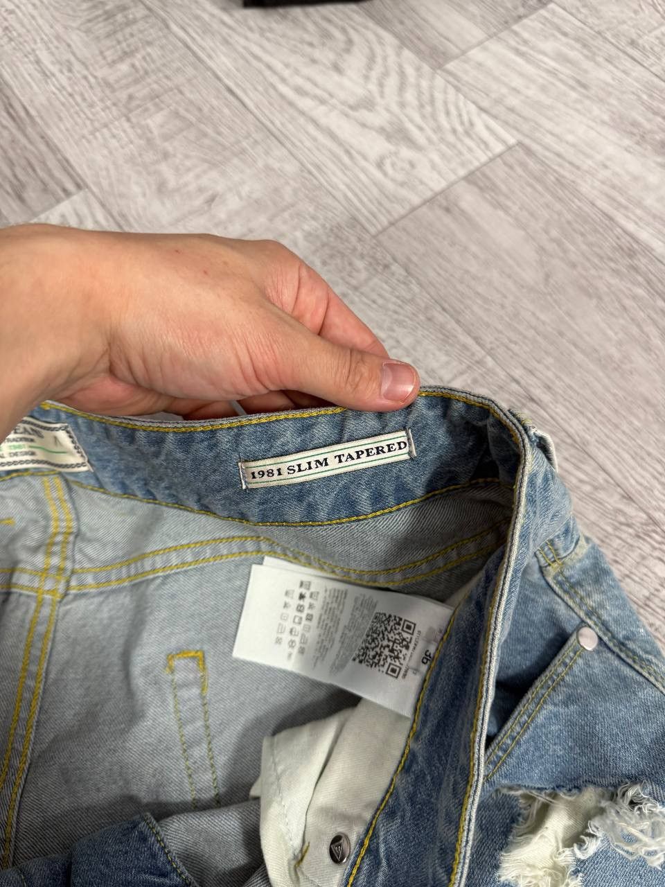 Guess Guess distressed denim selvedge jeans Size US 36 / EU 52 - 8 Thumbnail