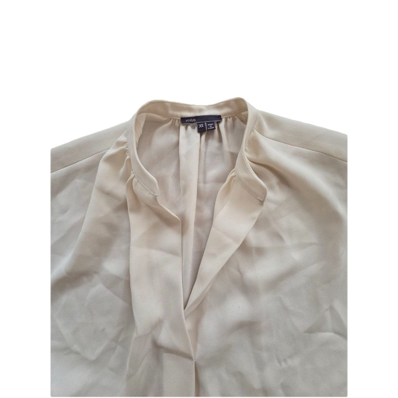 Vince Vince Ivory Cap Sleeve Popover e Pockets Dress XS A001036 Size S / US 4 / IT 40 - 9 Thumbnail