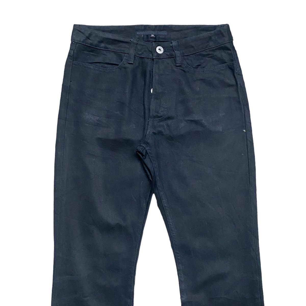 RIPVANWINKLE Rip Van Winkle Black Denim Flare Jeans Size 26" / US 2 / IT 38 - 3 Thumbnail
