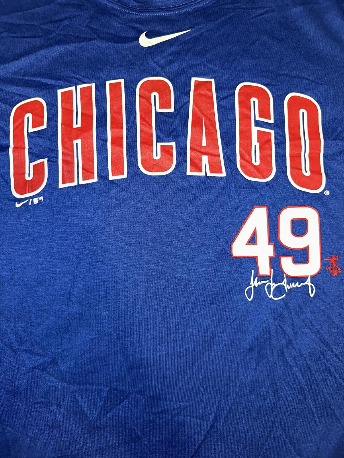 Nike Nike Men’s Chicago Cubs Jake Arrieta Signature Dri Fit Shirt Size US M / EU 48-50 / 2 - 3 Thumbnail