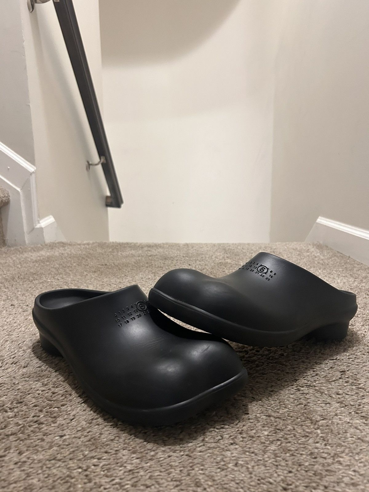 MM6 Maison Margiela Anatomic Clog Slippers 'Black'