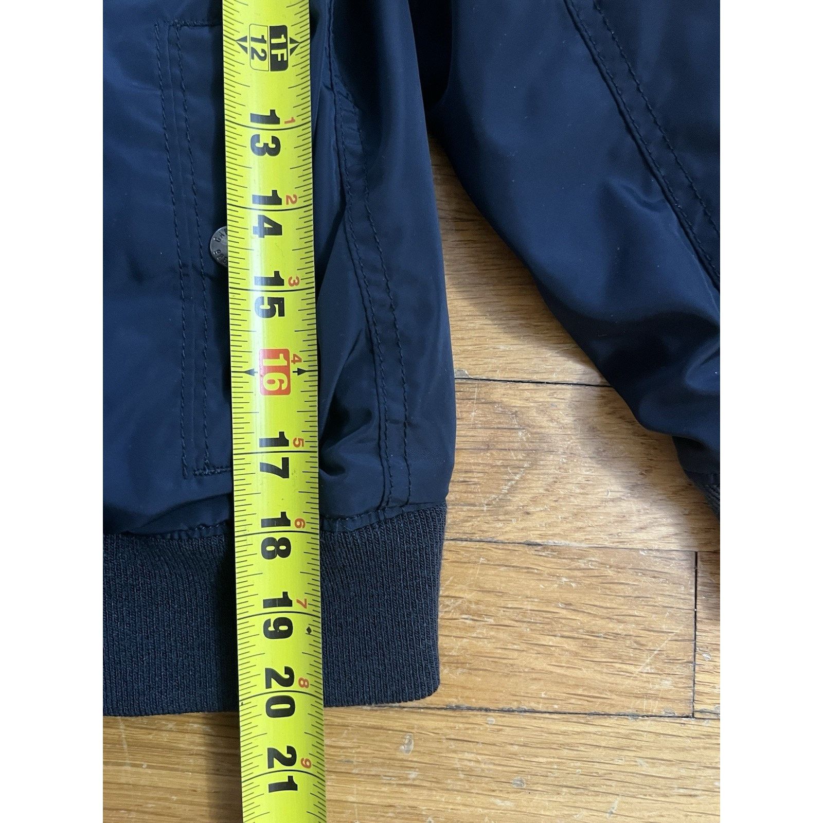 Gap Gap Full Zip Navy Reversible Plaid Pattern Size 8 A001956 Size ONE SIZE - 8 Thumbnail