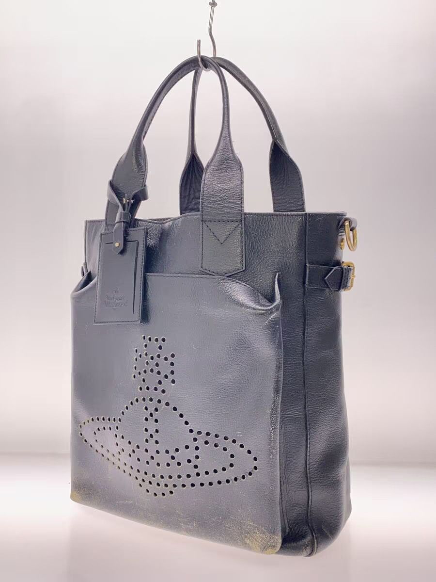 Vivienne Westwood Perforated Orb Leather Tote Bag Size ONE SIZE - 2 Thumbnail