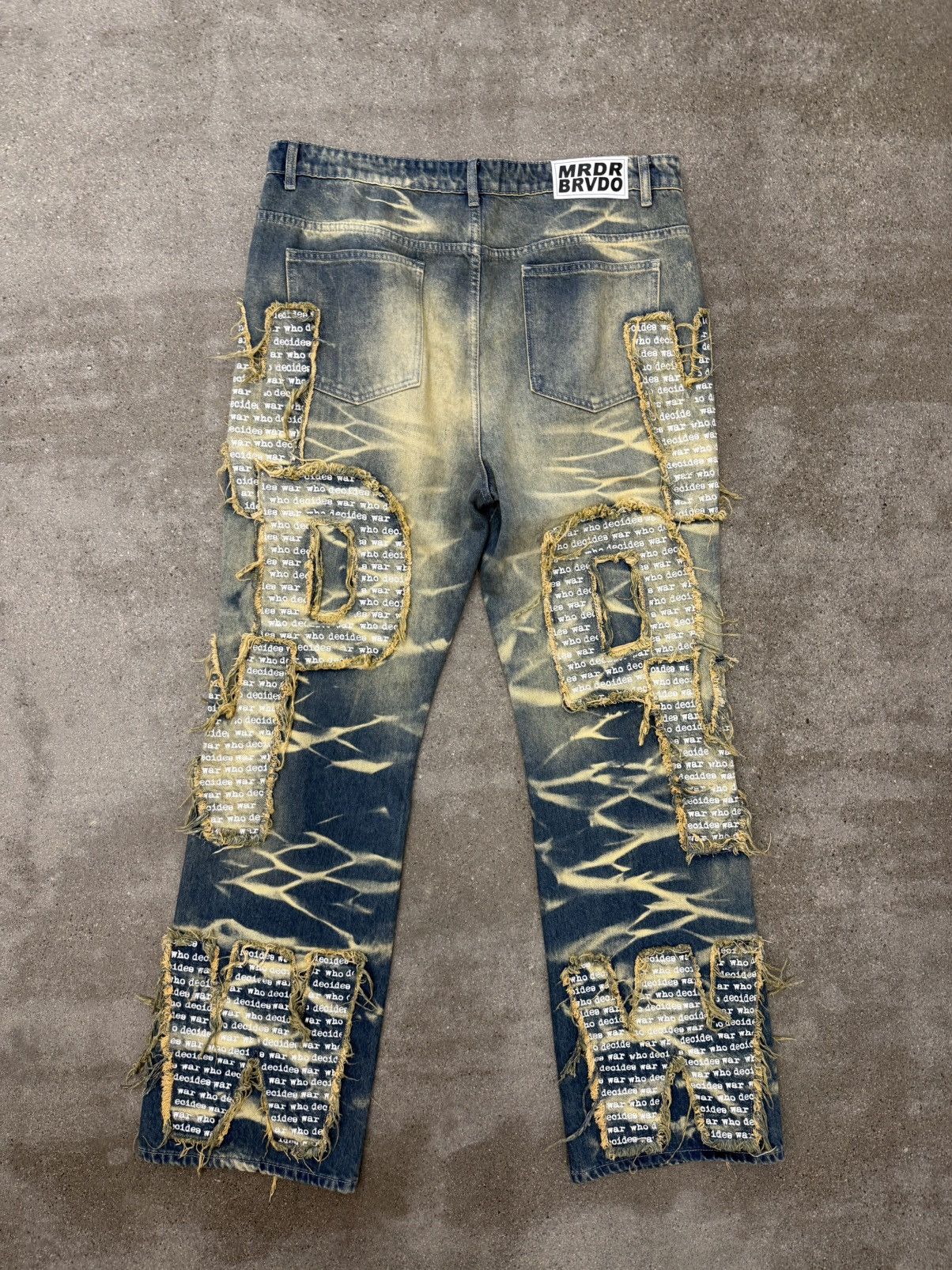 Who Decides War Who Decides War WDW Overlay Denim Size US 38 / EU 54 - 2 Thumbnail