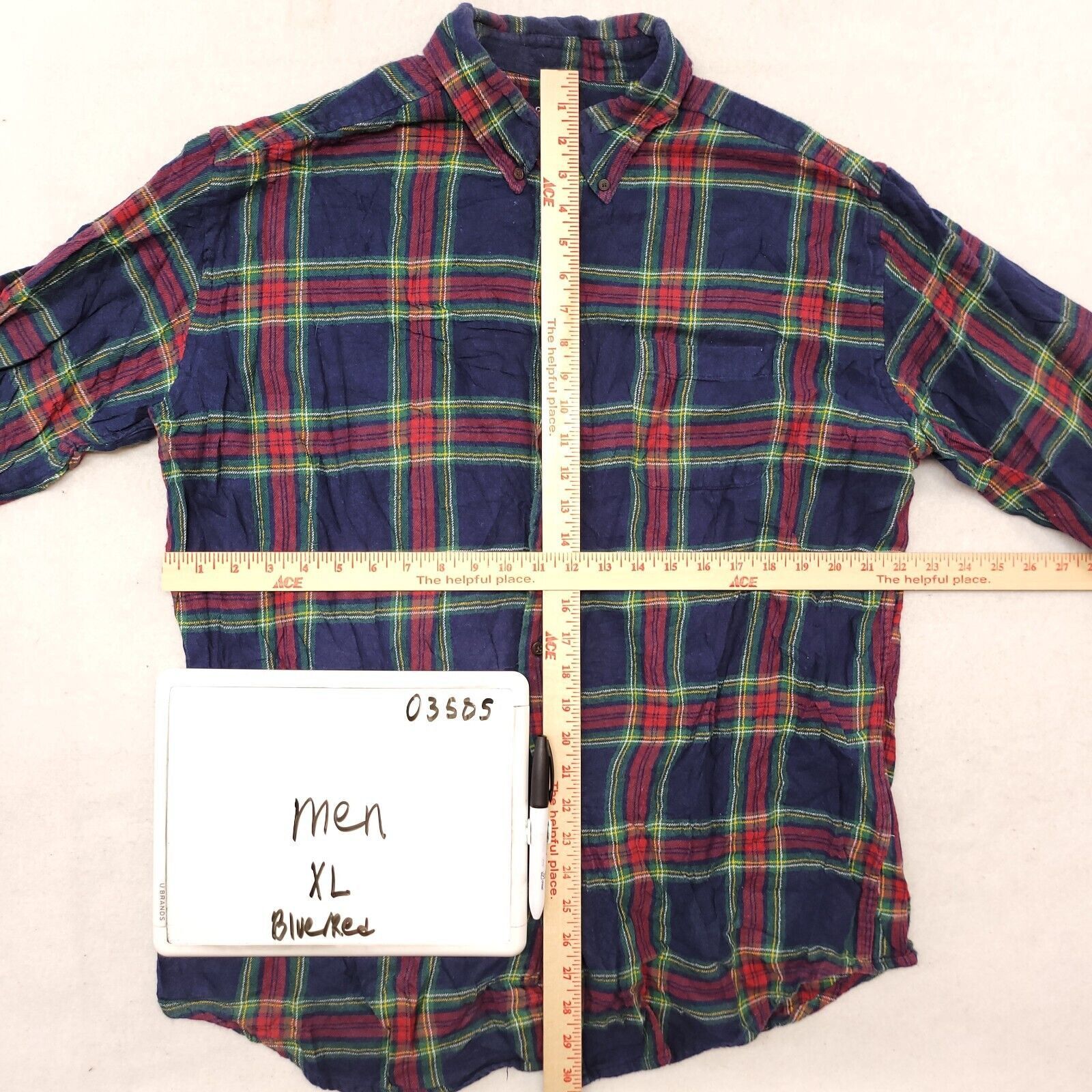 Croft & Barrow Croft & Barrow Tartan Flannel Shirt Mens Size Extra Large XL Size US XL / EU 56 / 4 - 6 Thumbnail