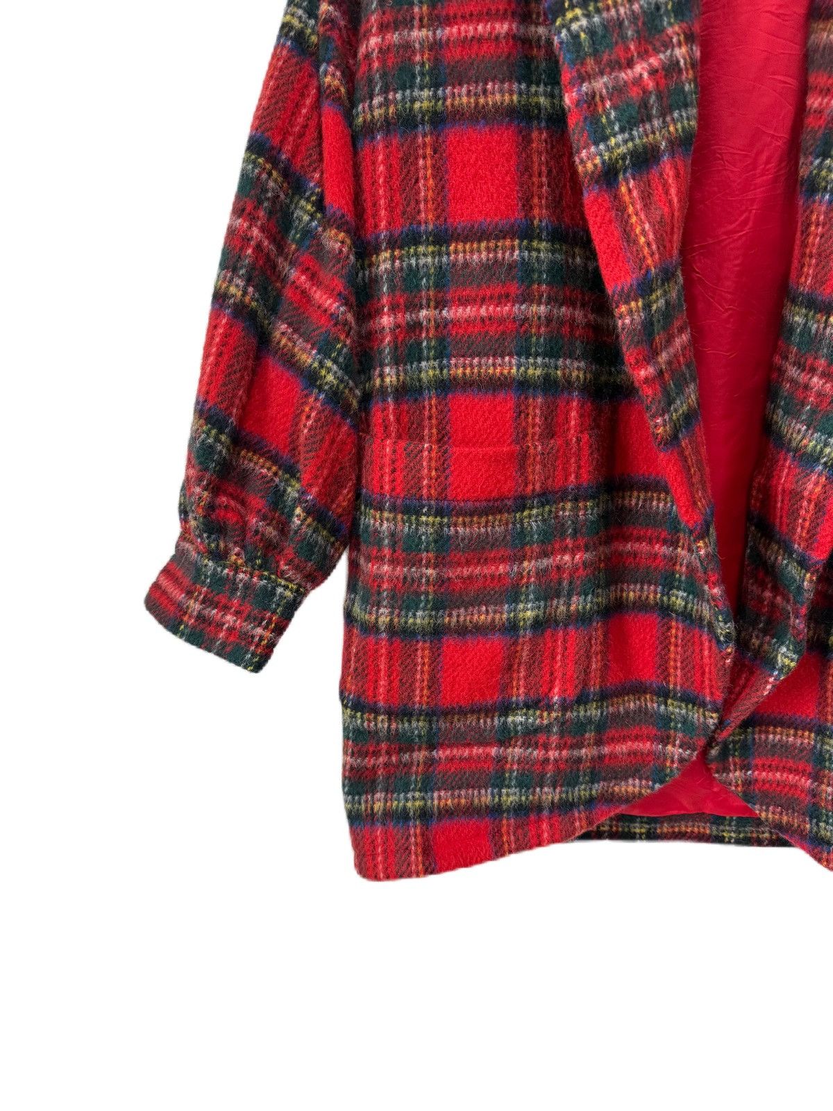 Yves Saint Laurent Vintage YSL Diffusion Femmes Buttonless Wool Double Pocket Size M / US 6-8 / IT 42-44 - 3 Thumbnail