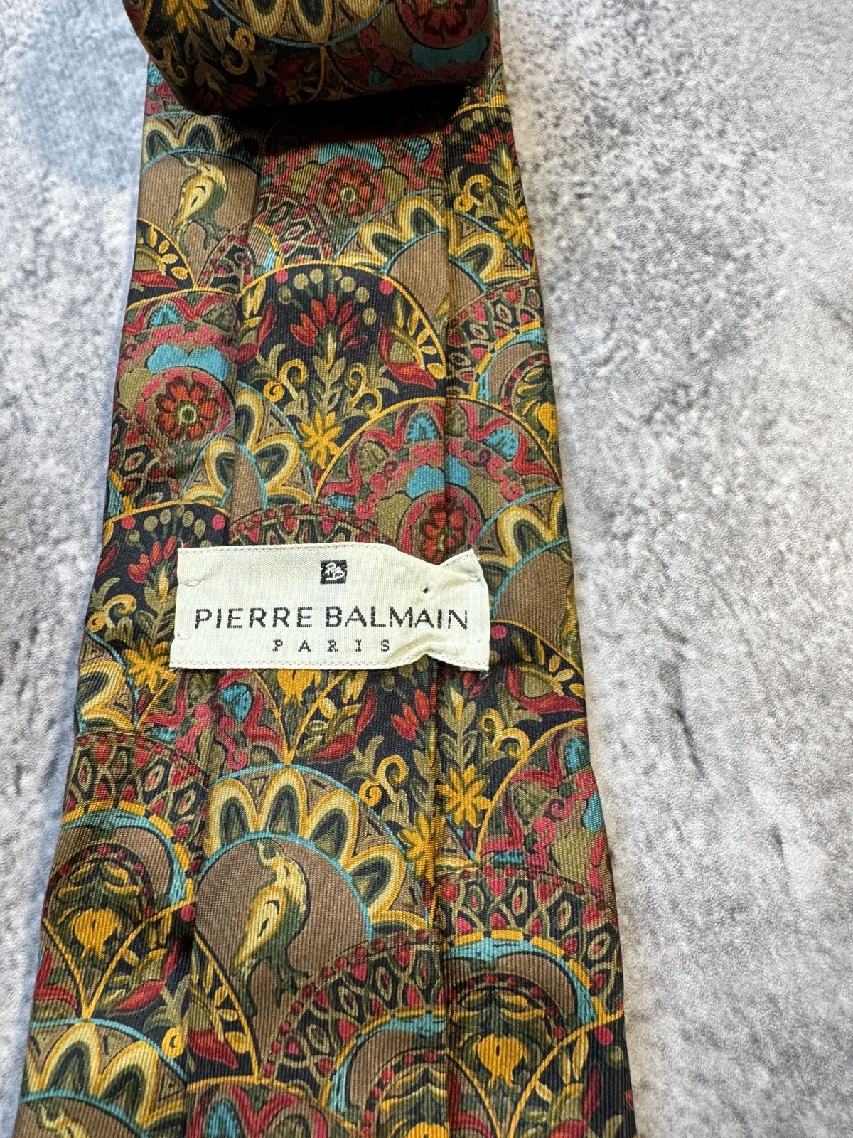 Pierre Balmain Pierre Balmain Neck Tie Nice Art Design Size ONE SIZE - 3 Thumbnail
