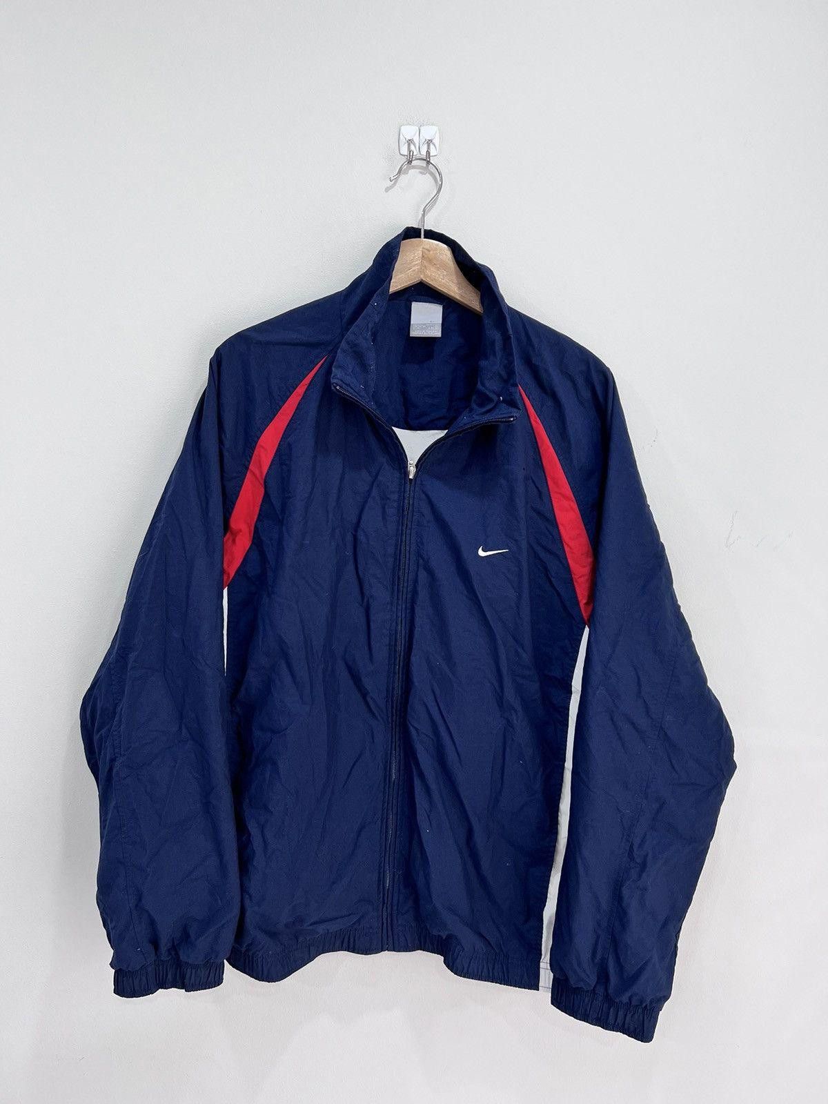 Nike Vintage Nike Windbreaker Jacket swoosh check Size US XL / EU 56 / 4 - 1 Thumbnail