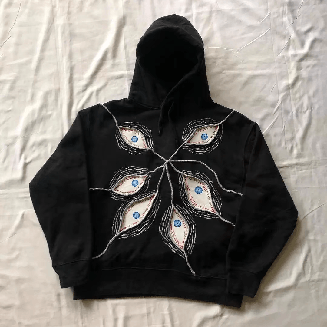 Japanese Brand × Vintage Vintage Gothic Hip Hop Loose Hoodie Size US XL / EU 56 / 4 - 1 Preview