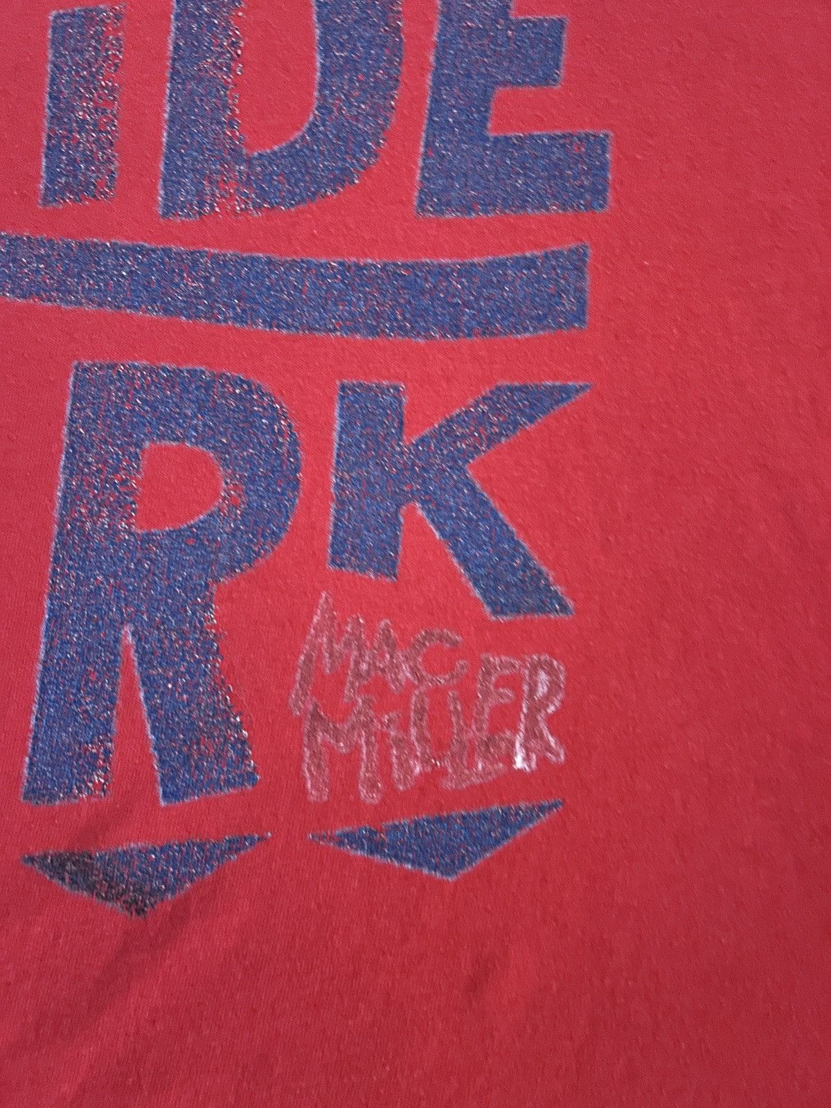 Rap Tees Vintage Mac Miller Blue Slide Park Tour Shirt Size US M / EU 48-50 / 2 - 3 Thumbnail