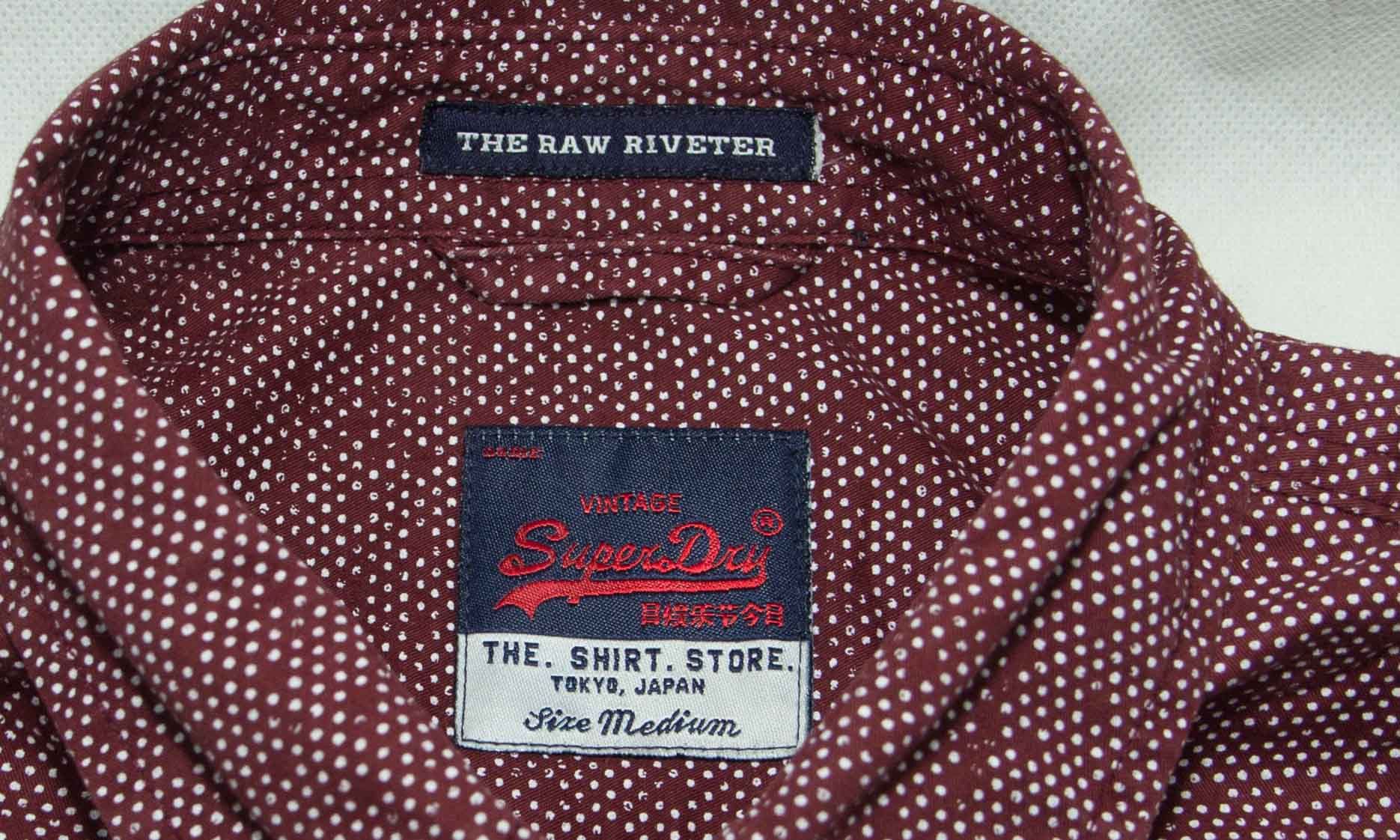 Superdry MENS SUPERDRY SHIRT COTTON SIZE M Size US M / EU 48-50 / 2 - 6 Thumbnail