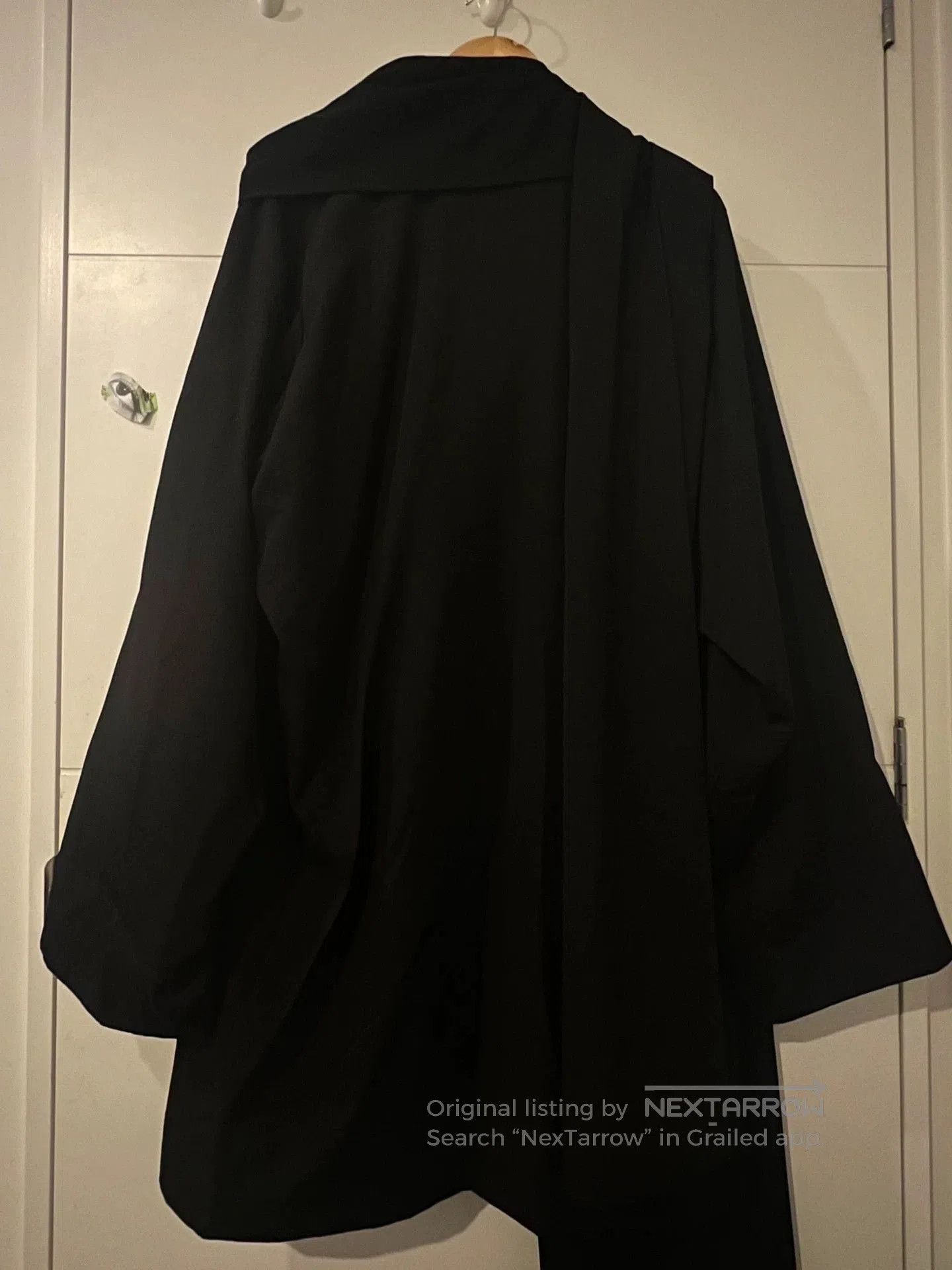 Yohji Yamamoto Black Line Art Print Cloak. Size US L / EU 52-54 / 3 - 2 Thumbnail