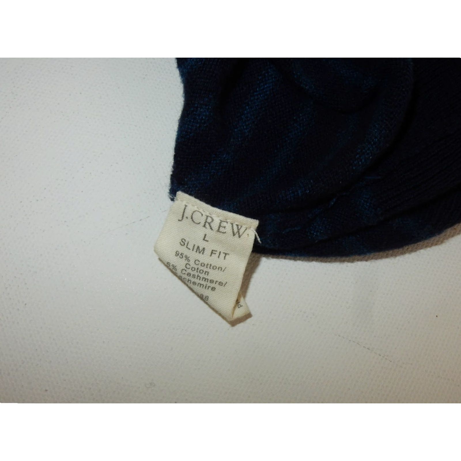 J.Crew VINTAGE J.CREW Men's Sweater L Slim Fit Striped Pullover Blue Casual Size US L / EU 52-54 / 3 - 4 Thumbnail
