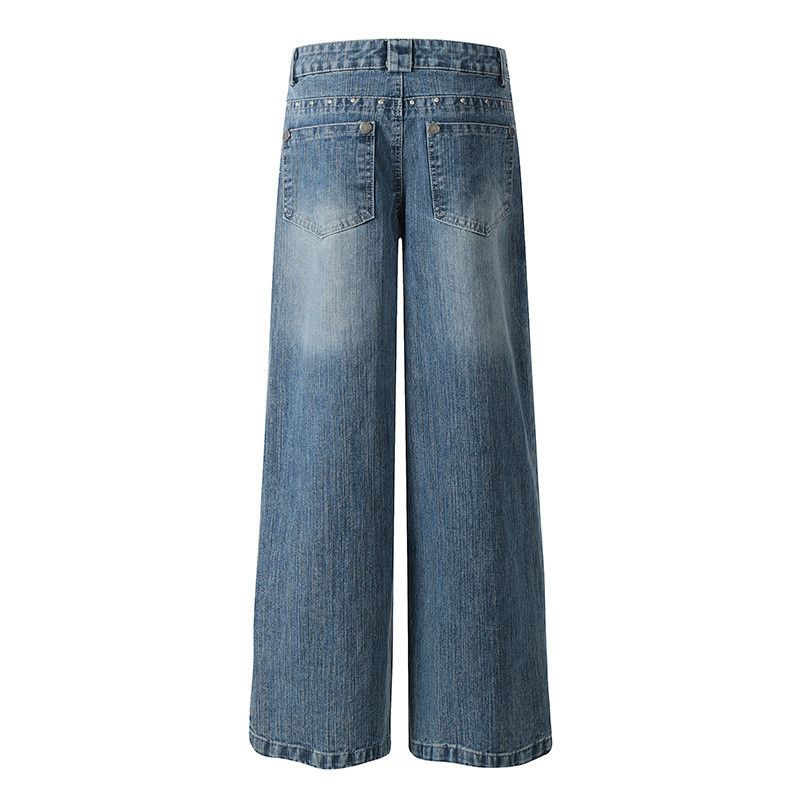 Jean American-style studded lightning bolt jeans for men Size US 32 / EU 48 - 2 Thumbnail