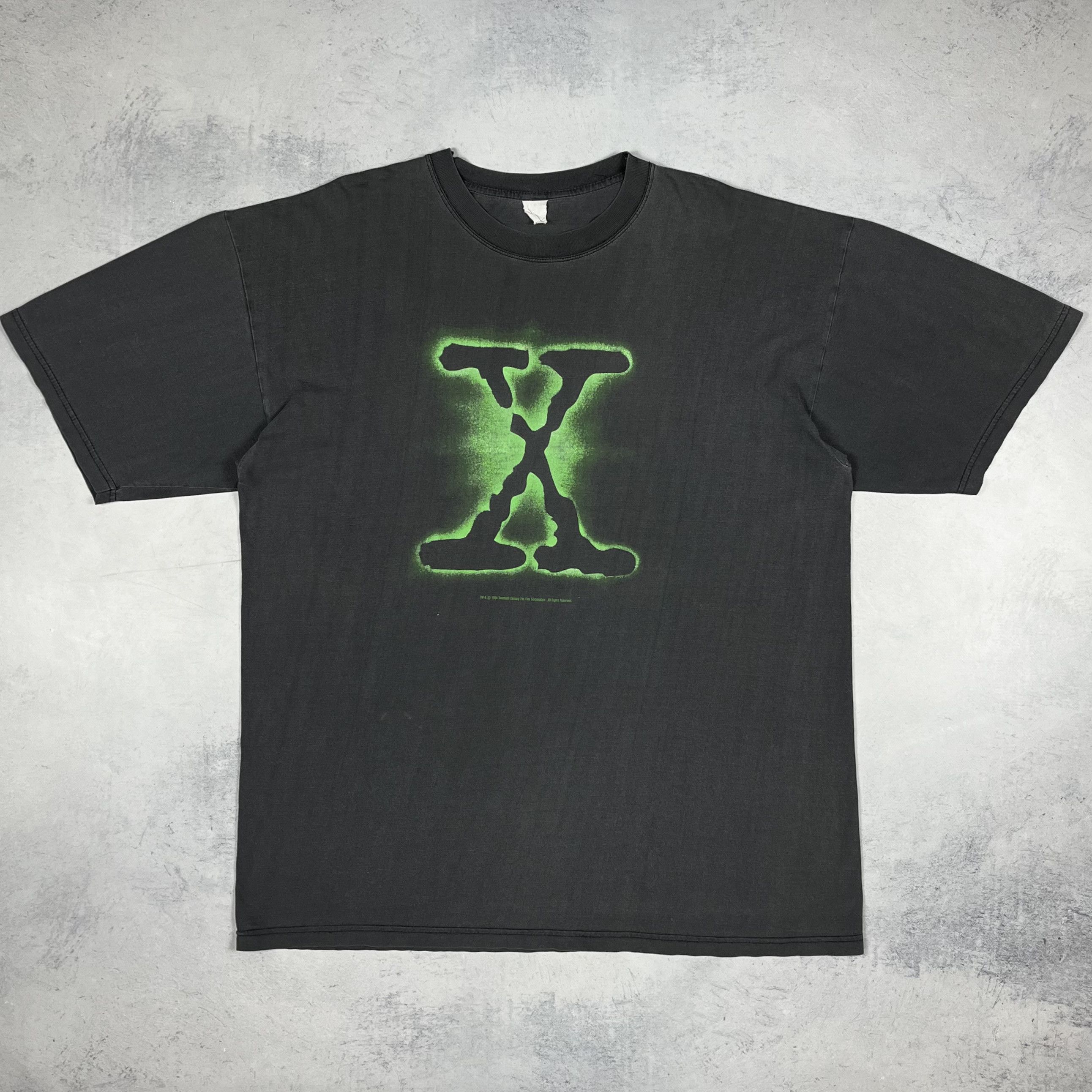 Vintage Vintage X Files Rare Movie Sunfaded T Shirt 1994 Size US XL / EU 56 / 4 - 2 Thumbnail