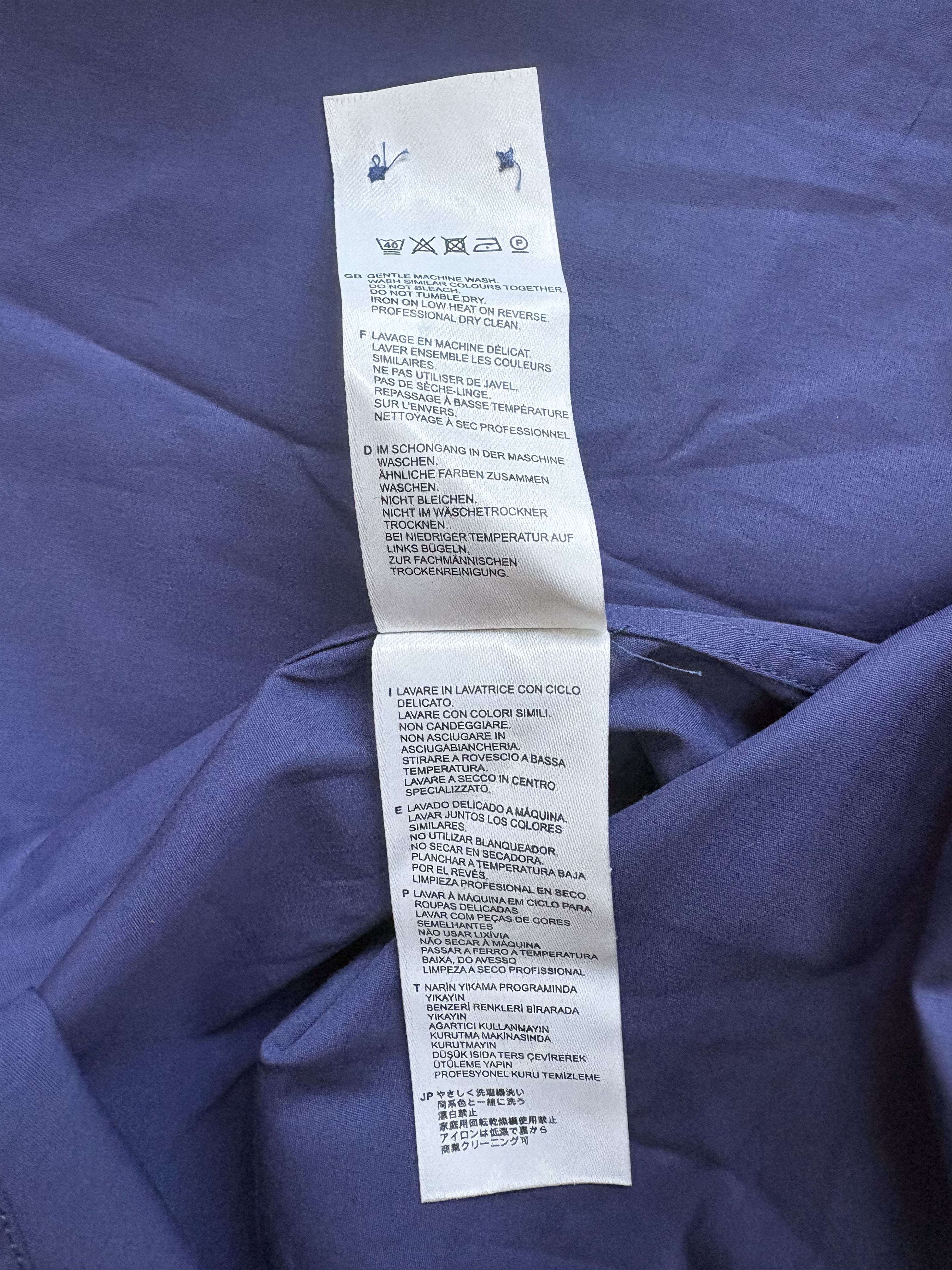 Fred Perry × Raf Simons Raf Simons x Fred Perry Blue Patch Shirt BNWT L Size US L / EU 52-54 / 3 - 11 Thumbnail