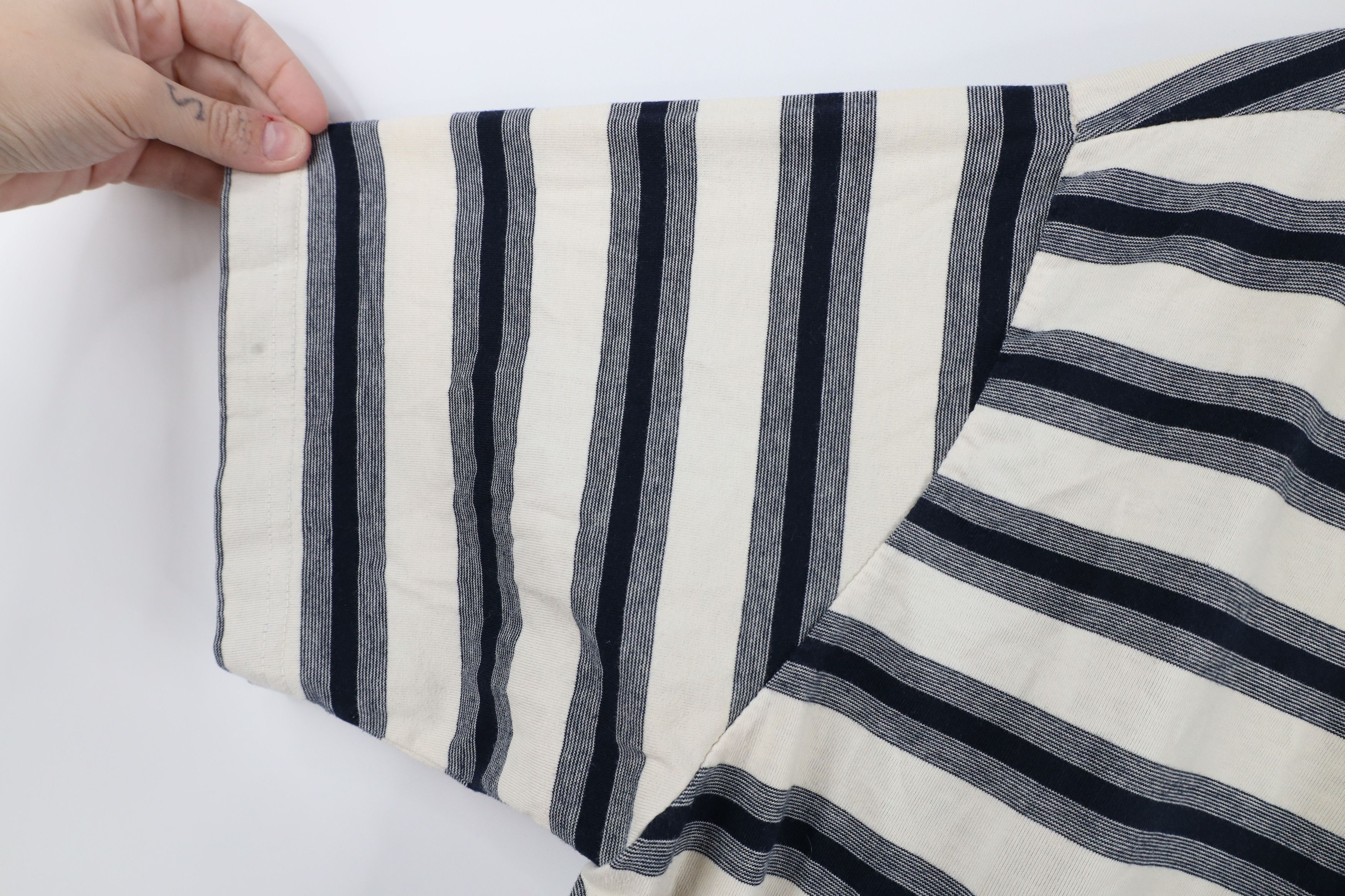 Vintage Vintage 90s Streetwear Striped Knit Collared Polo Shirt Size US XXL / EU 58 / 5 - 7 Thumbnail