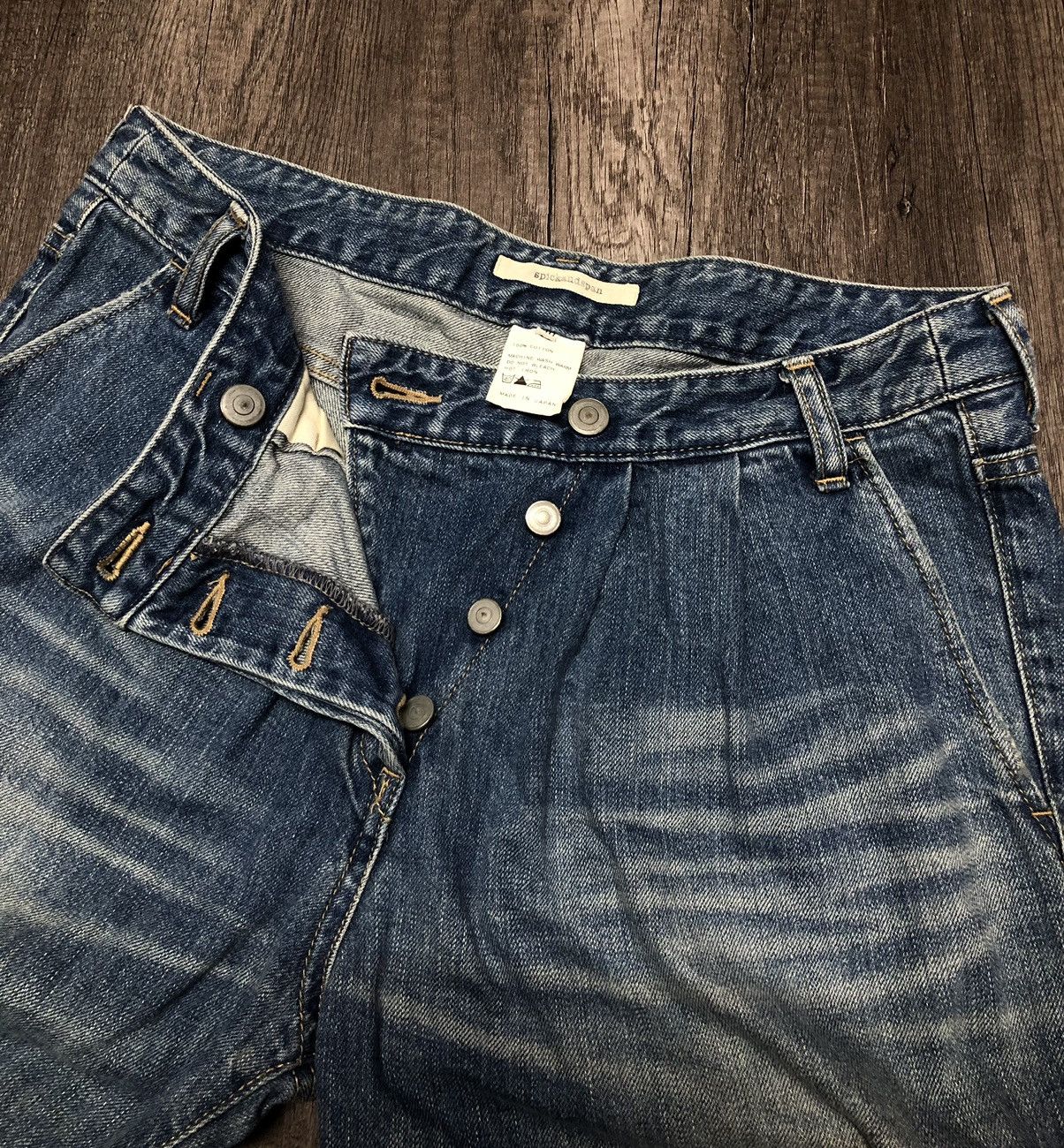 Japanese Brand × Vintage SPICKANDSPAN DENIM JEANS (Unisex) Size US 30 / EU 46 - 8 Thumbnail