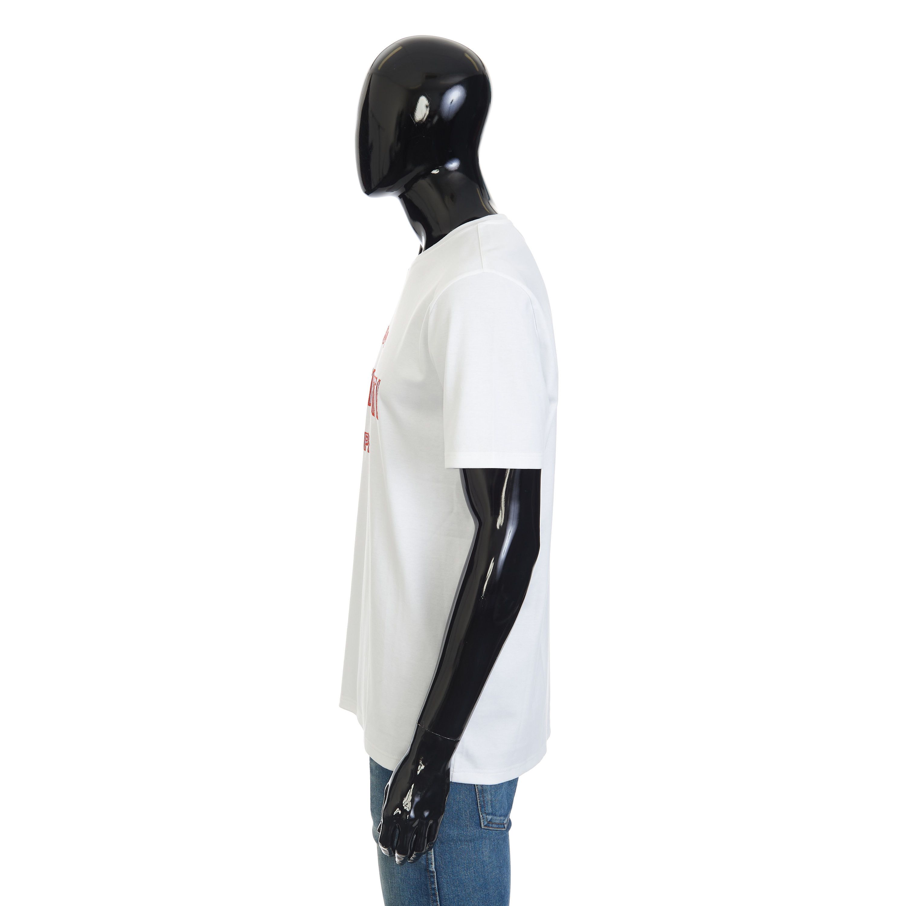 Berluti Embroidered Logo T-shirt In Optic White Cotton Size US XL / EU 56 / 4 - 3 Thumbnail