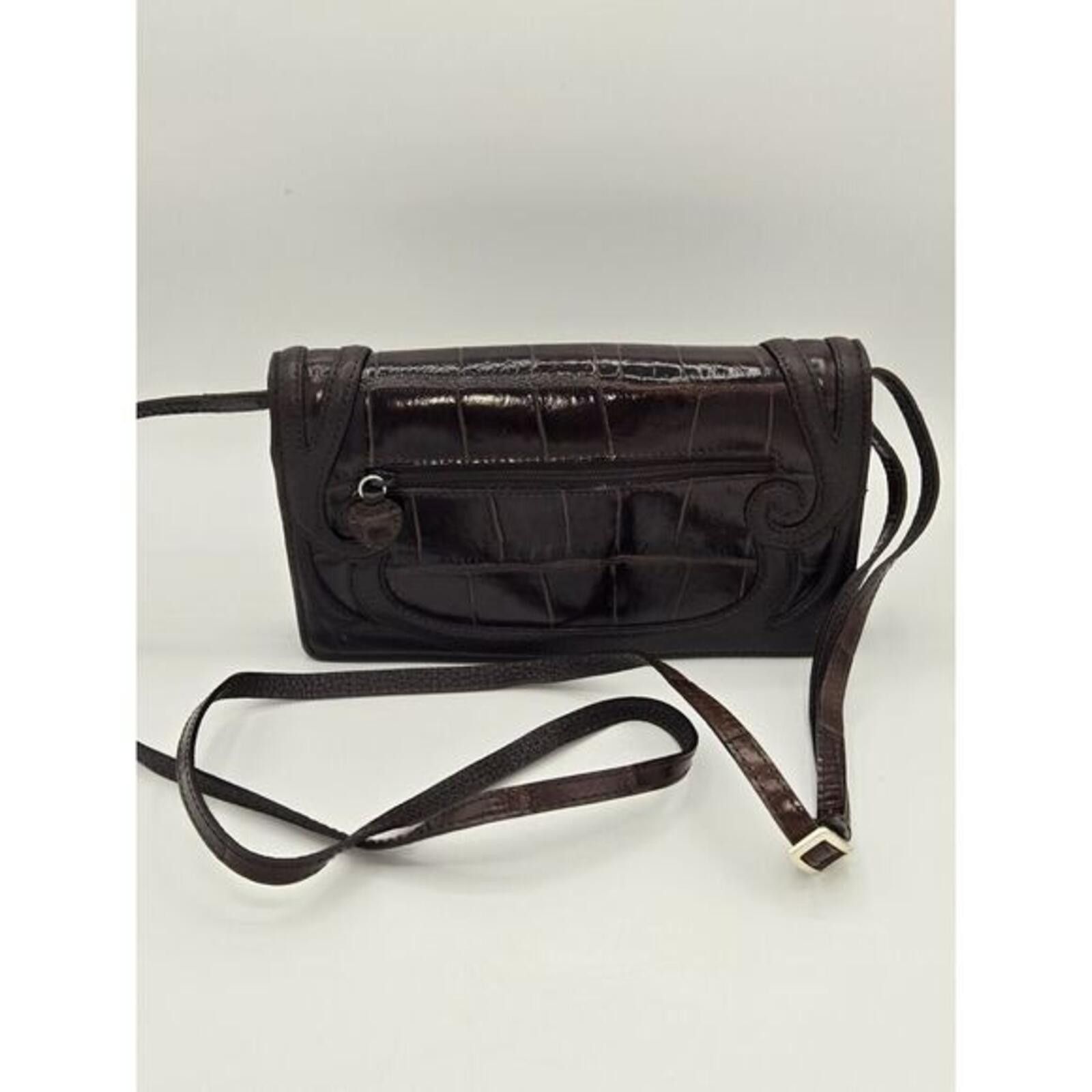 Brighton Brighton Siren Croc Embossed Leather Crossbody Wallet Bag Size ONE SIZE - 3 Thumbnail
