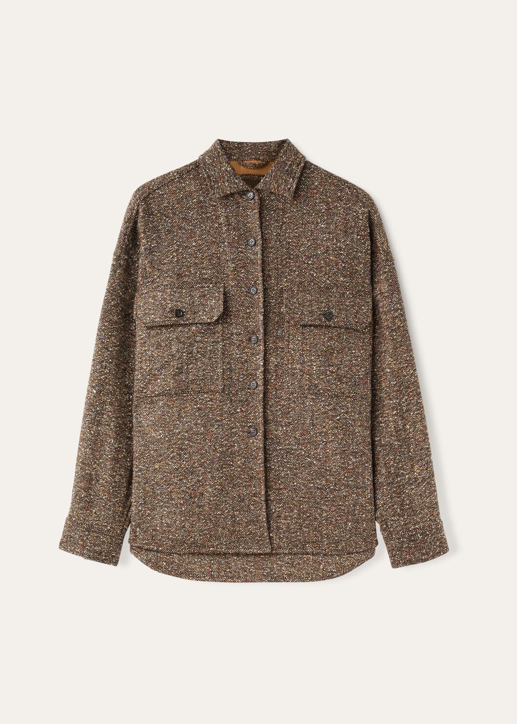 Loro Piana o1w1db10825 FAO3735 Jenna Overshirt in Brown Size S / US 4 / IT 40 - 1 Thumbnail