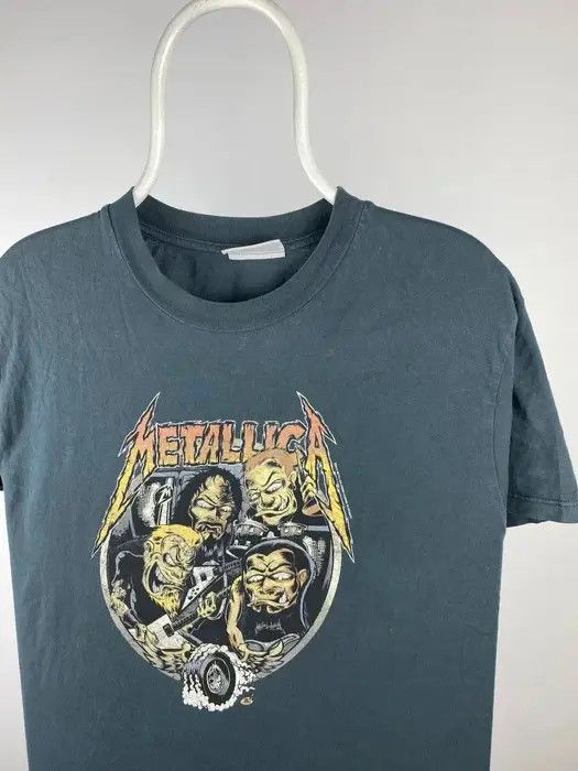 Metallica Metallica T-shirt rock tee vintage size Small grey band tee Size US S / EU 44-46 / 1 - 3 Thumbnail